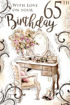 Picture of WITH LOVE ON YOUR 65 BIRTHDAY CARD